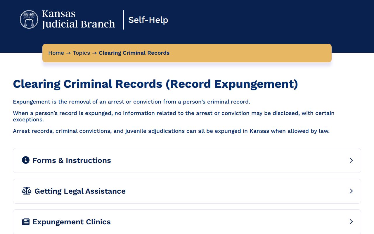 Butler County criminal court docket record expungement guidance